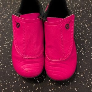 Nike Pink and Black Kids Cleats